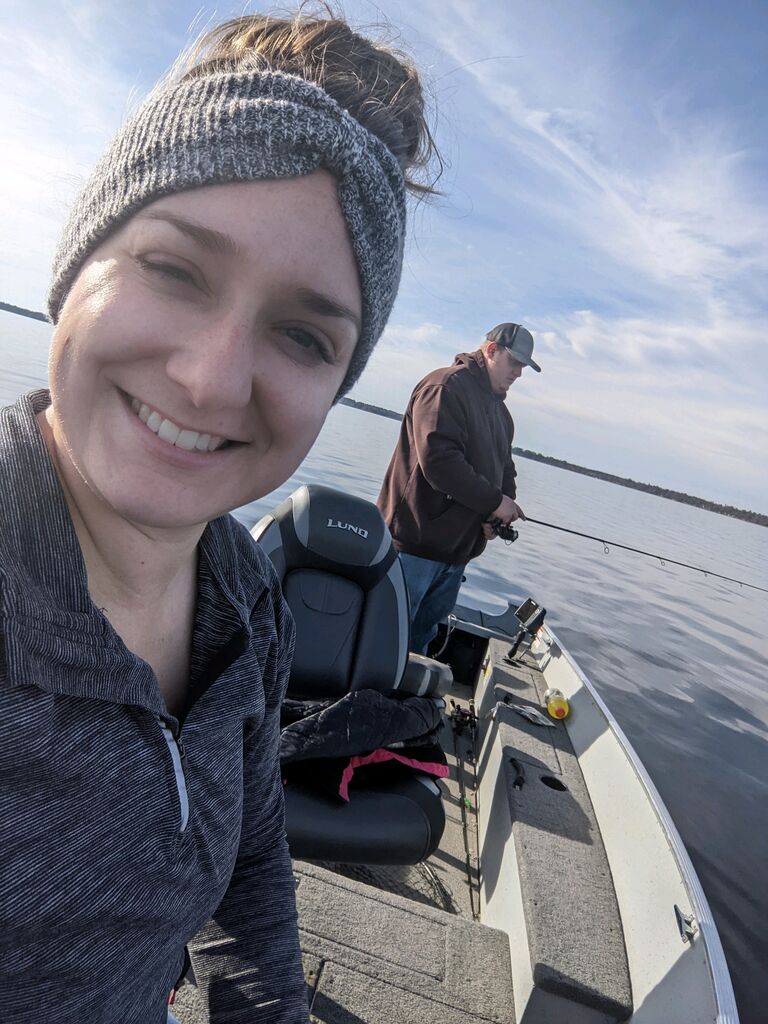 Probably the latest we've ever fished open water in MN.