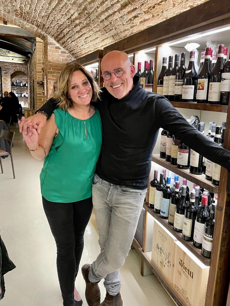In those early days, we started getting to know each other at long, amazing dinners in Montepulciano. 