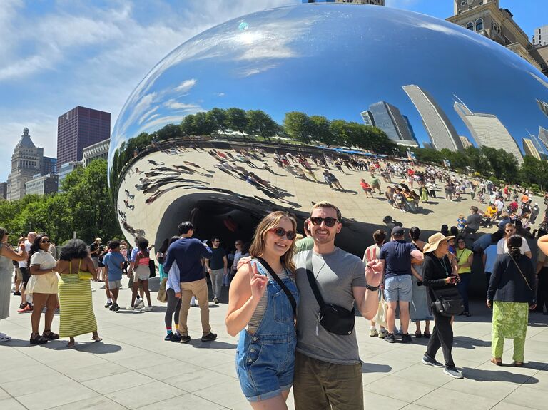 First time in Chicago together and of course we had to see the BEAN!