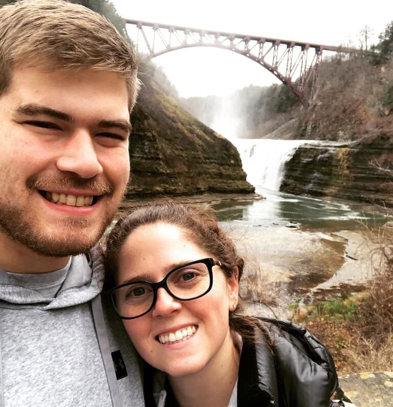 Hiking at Letchworth State Park, NY