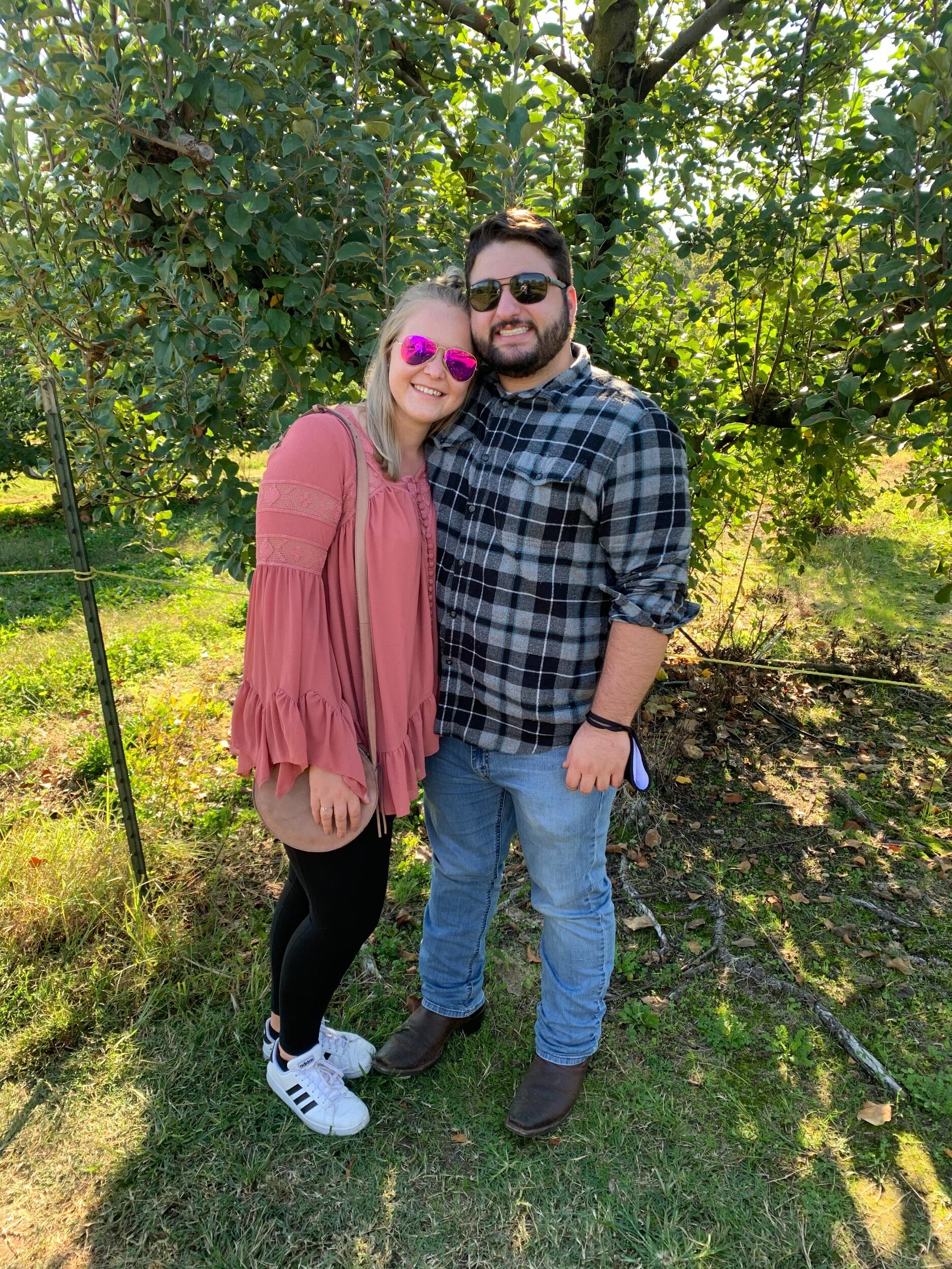 We dated long distance for a year while Erin lived in Denver and Matt finished up classes at UofSC. 