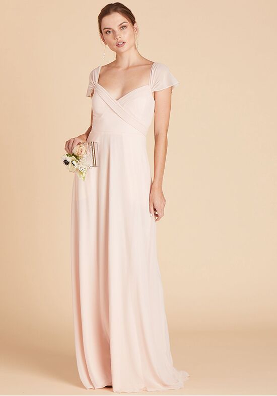 Spence Convertible Chiffon Bridesmaid Dress in Dusty Rose