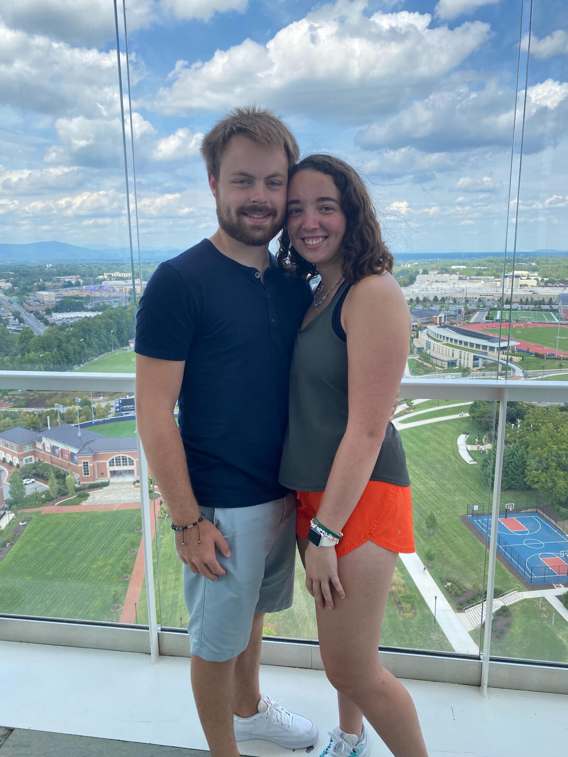 Since we went to schools in different states, we tried to visit each other as much as possible. But for the most part, our relationship consisted of lots of texts and Facetime calls. 