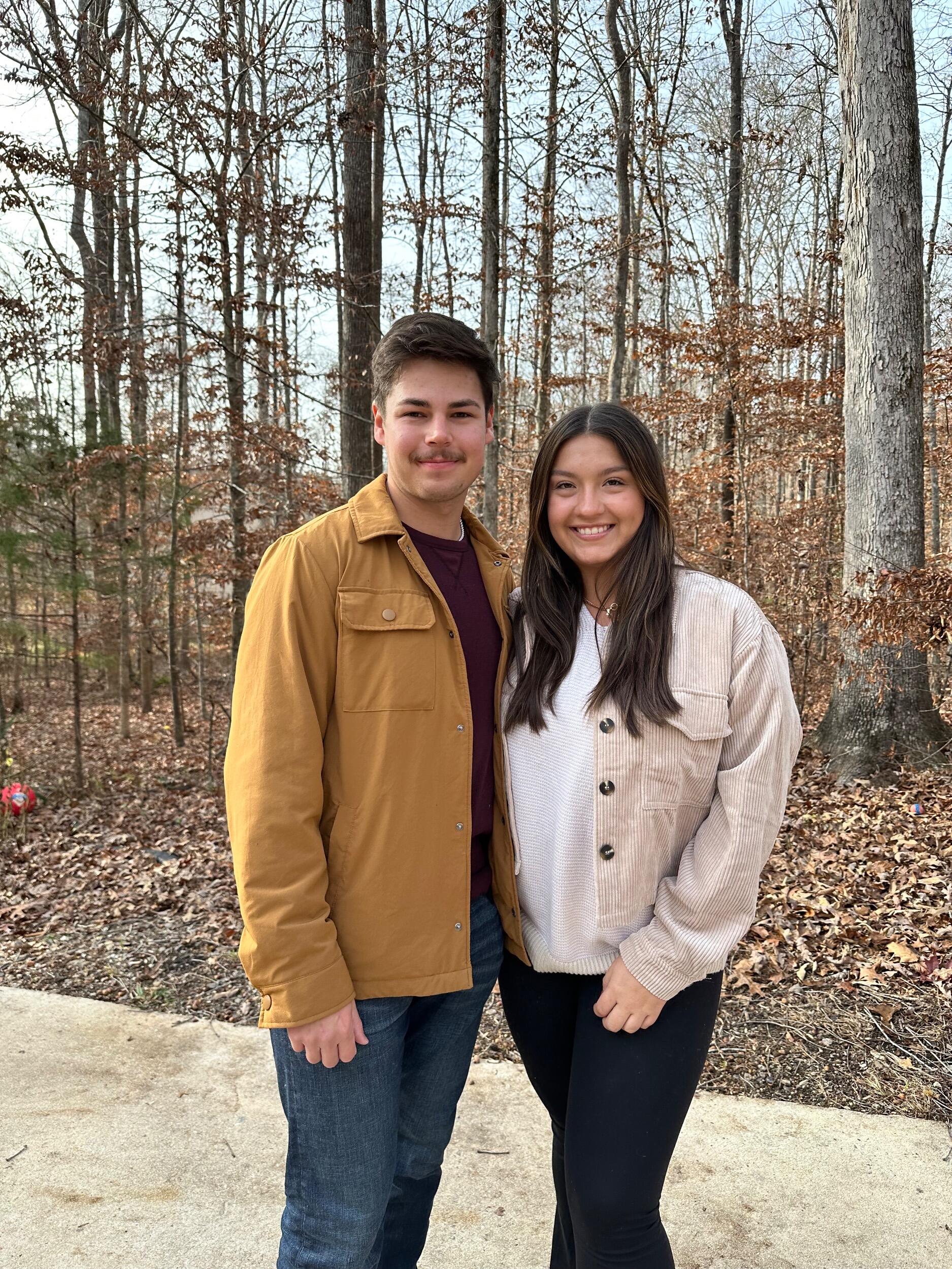 About an hour before he proposed!