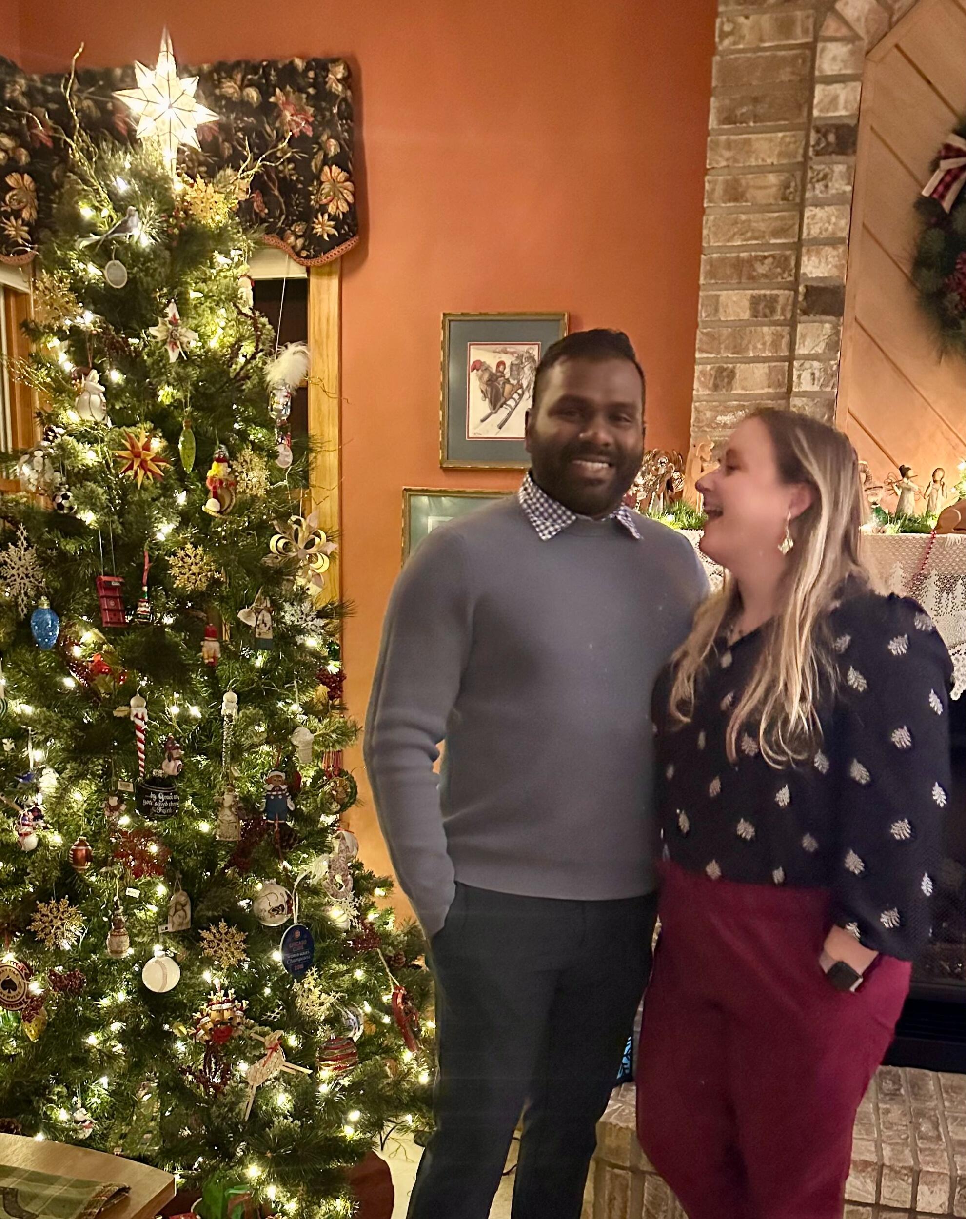 Christmas in Geneseo with Audrey's family