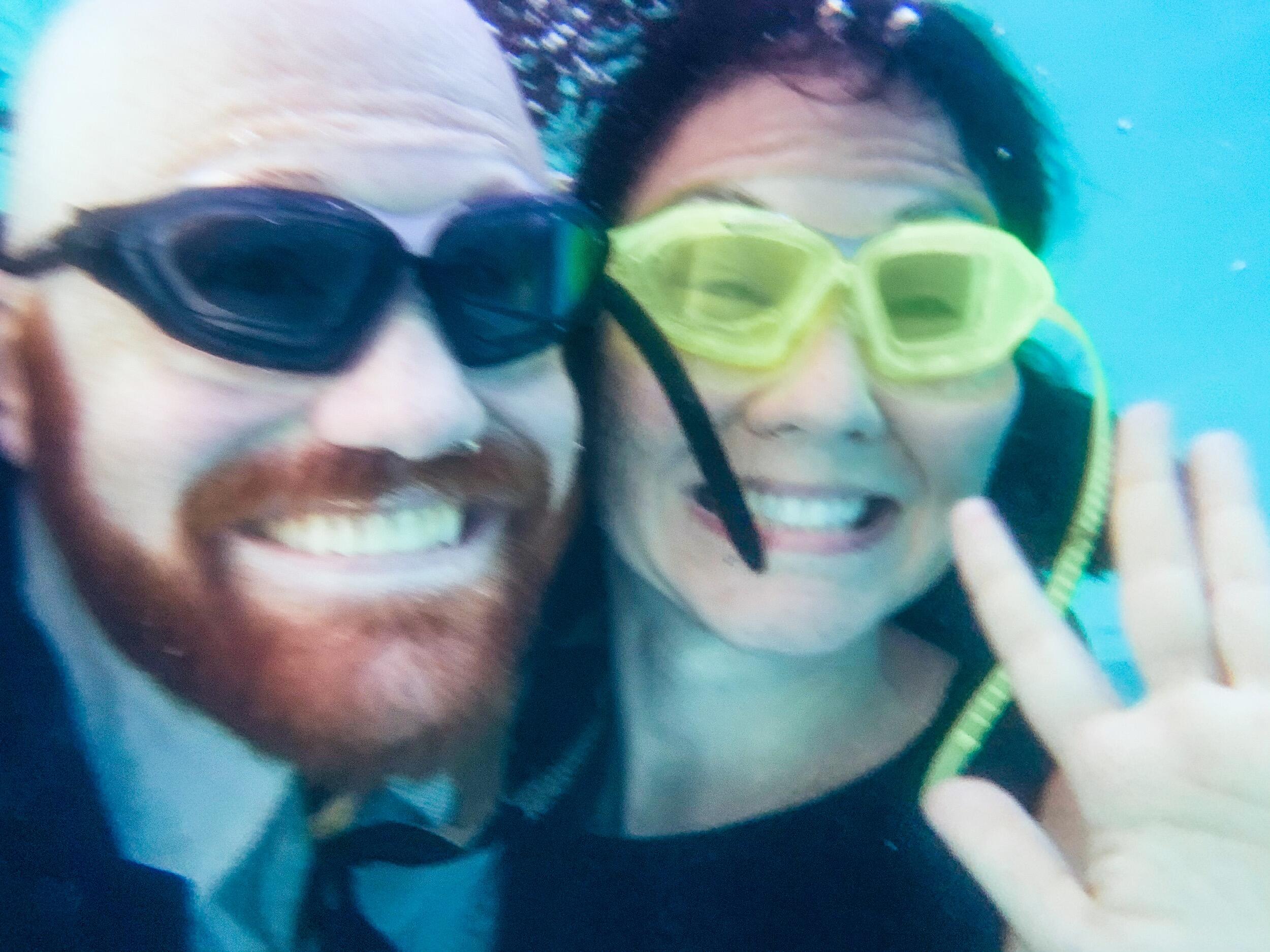 Lola's Underwater Graduation!