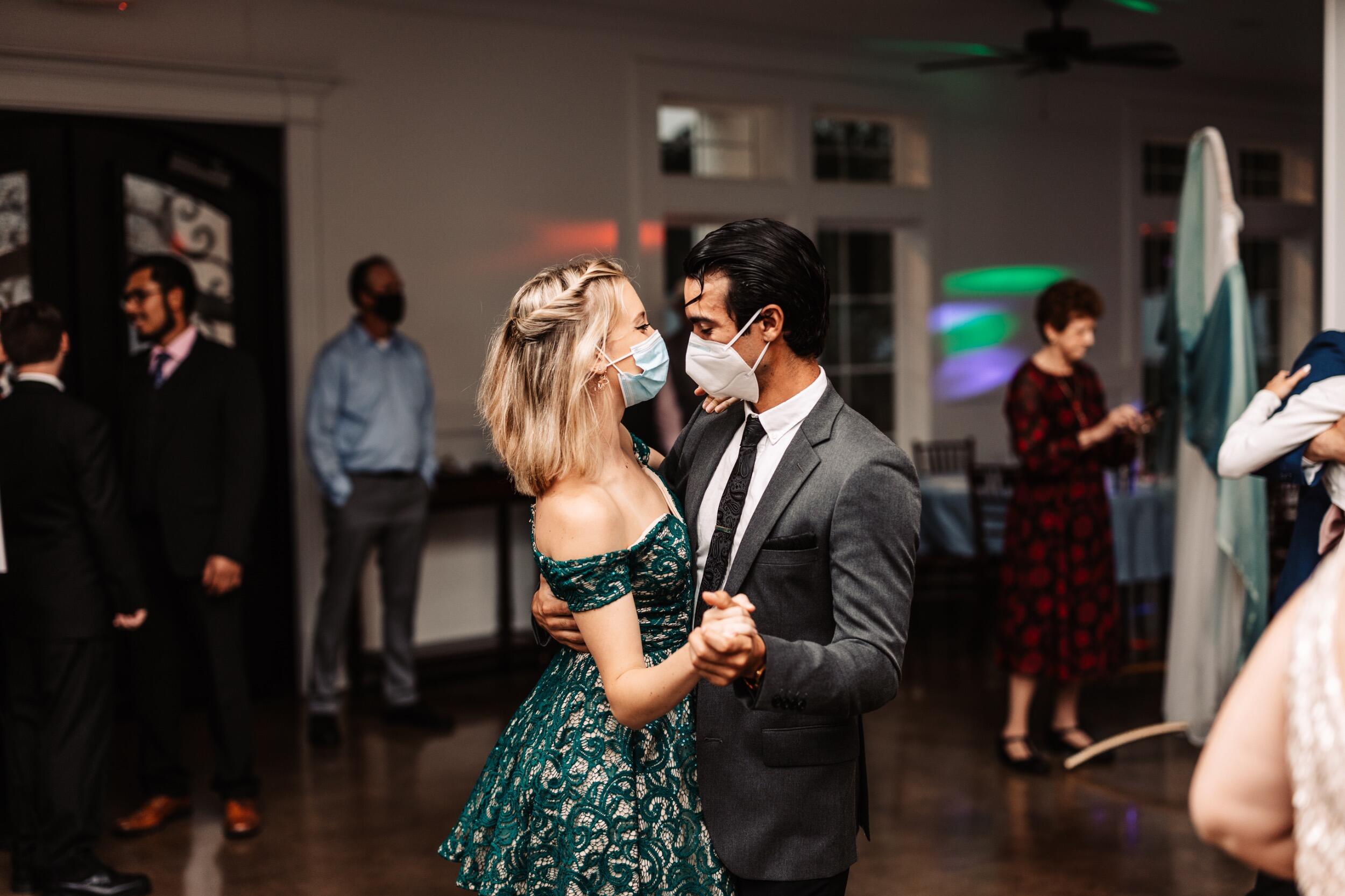 Our first time attending a wedding together