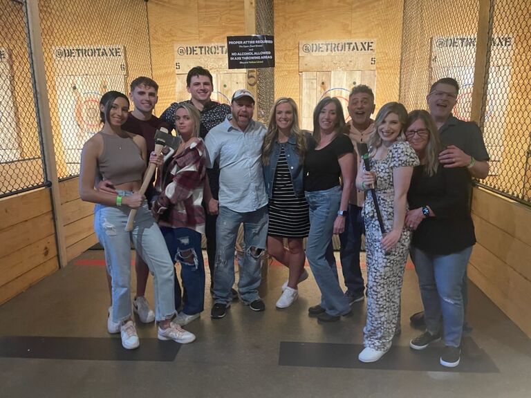 Went axe throwing (again)
