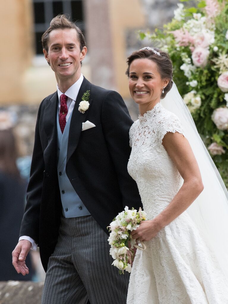 Pippa Middleton and James Matthews on their wedding day
