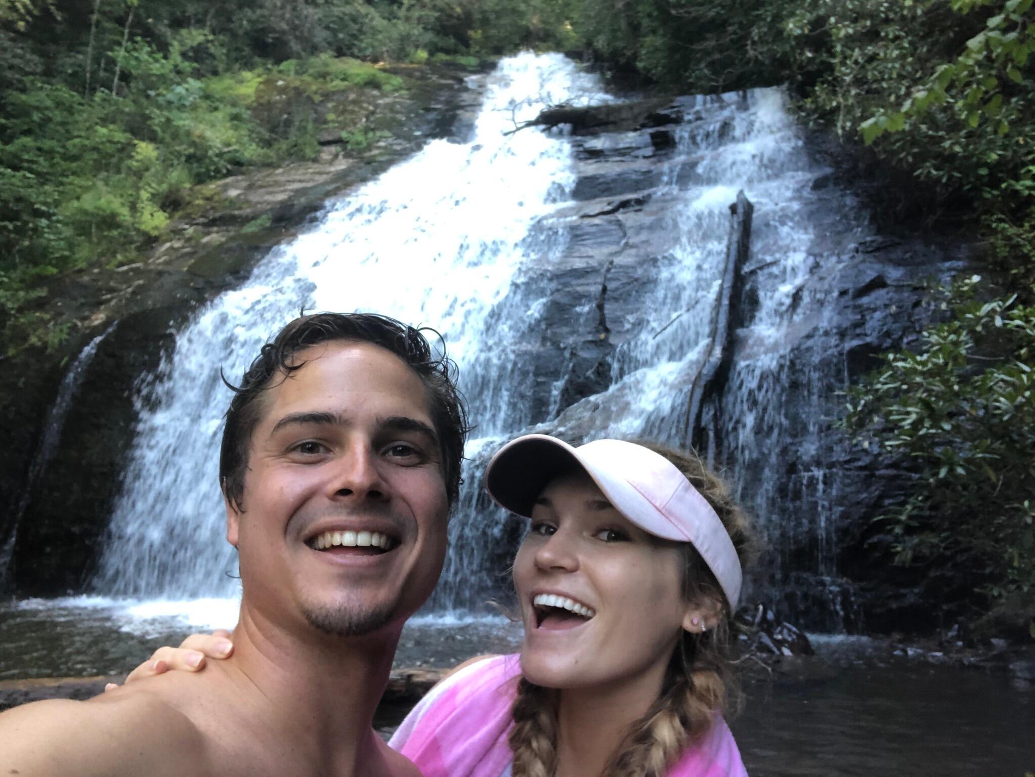 Made it to North Carolina! (Water) FALLing hard for one another as you can see 