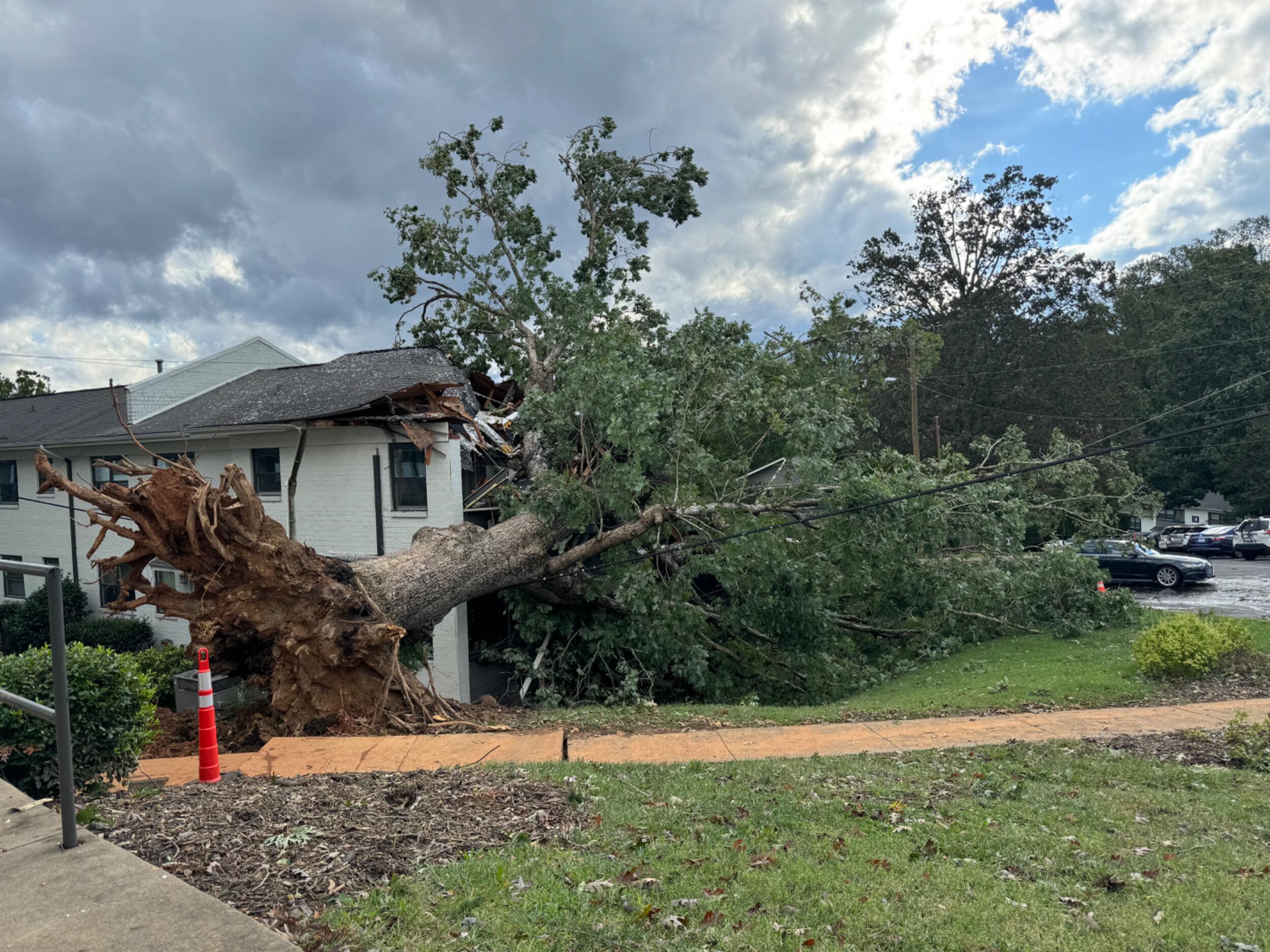The day we lost our home, Kari's work, and our original wedding plans to Helene.