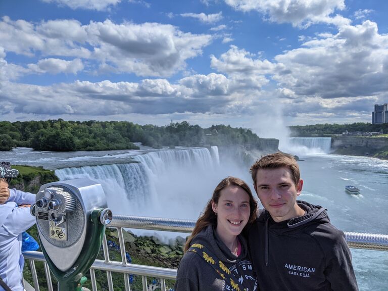 First big attraction together- Niagara Falls.