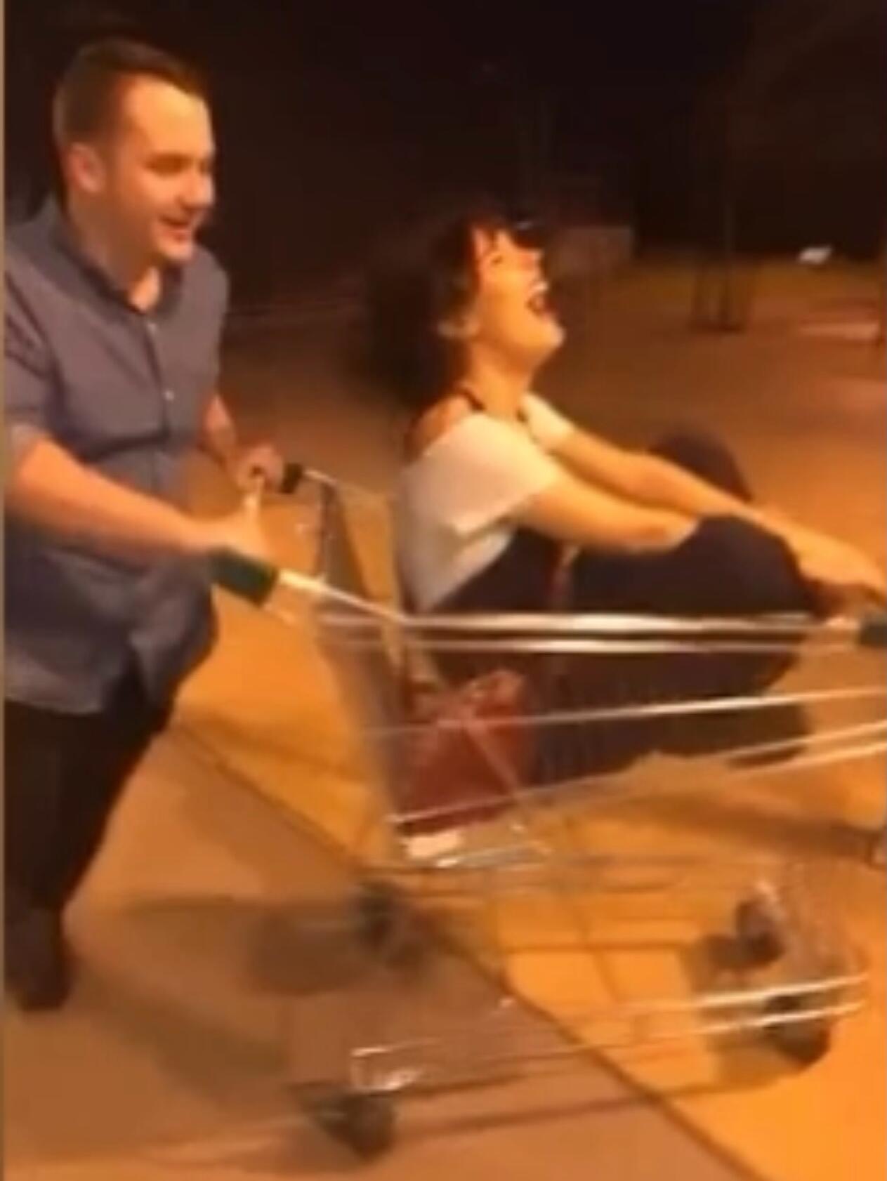 This was the first night that Ben and Matilda met. After being friends with Ben's sister Hannah, while working at Timezone, they met at her birthday and hit it off immediately. This photo was taken while Matilda was enjoying a ride to King St.