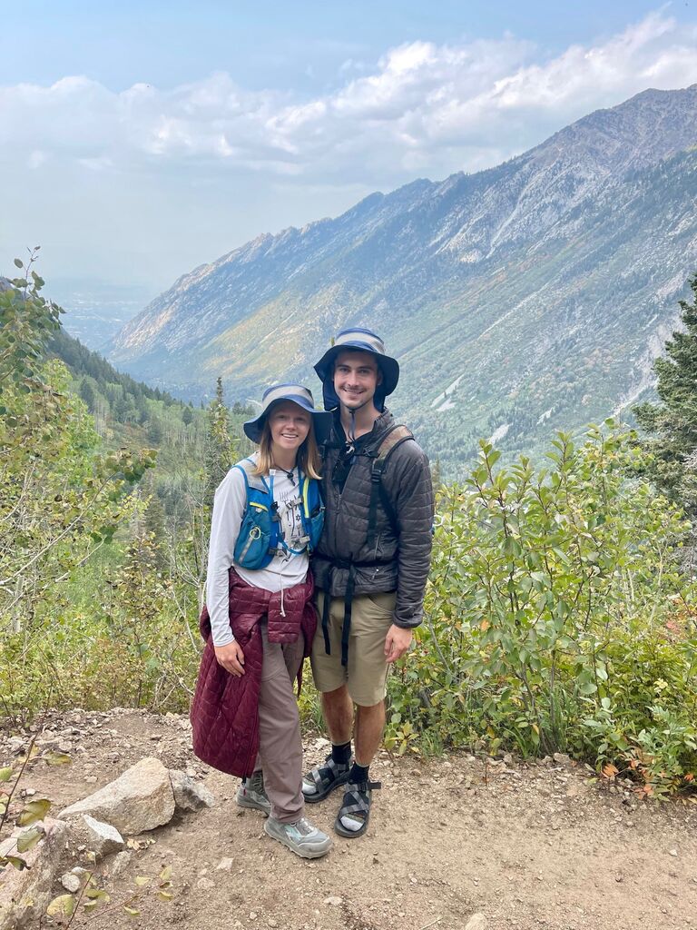 We recreated Julia’s bumble picture. Same spot, three years later and with a partner! 