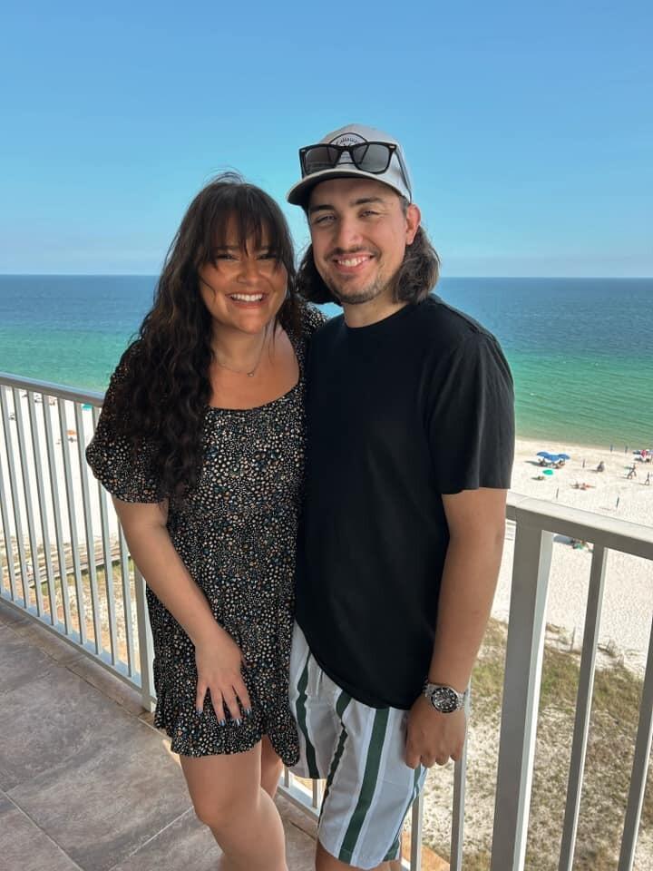 Their first family vacation to Orange Beach, AL. 