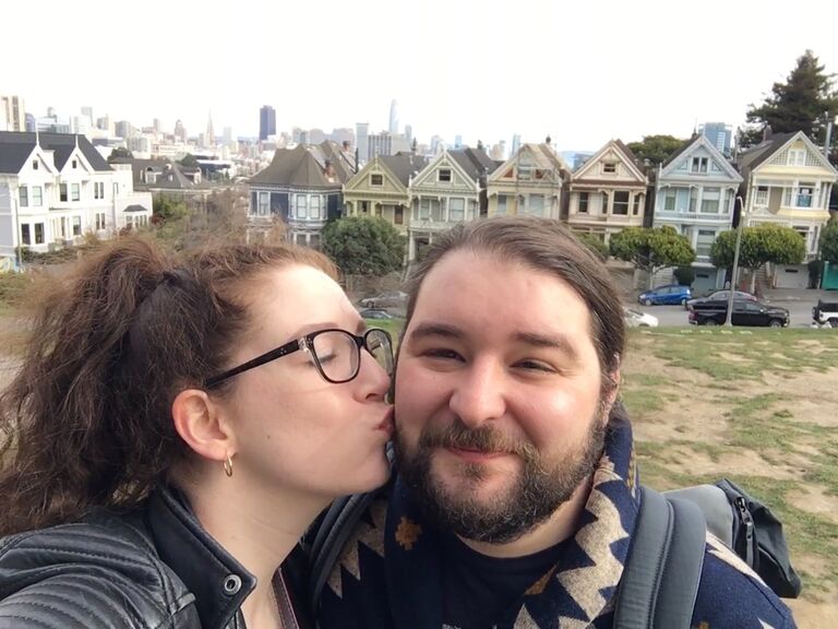 Painted Ladies in San Francisco. 