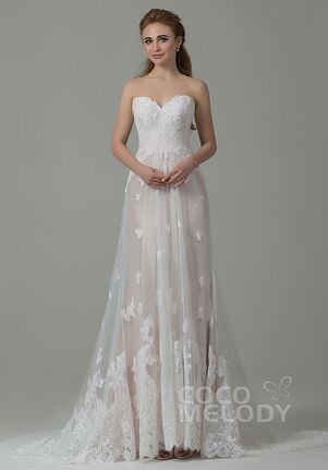 CocoMelody Wedding Dresses CWZT15008 Sheath Wedding Dress