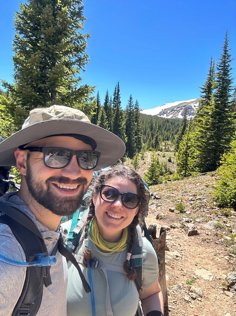 We took our first vacation together to scenic Colorado.