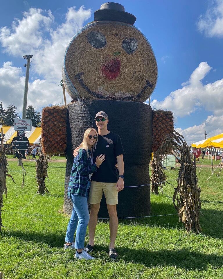Fall date at Blakes Orchard