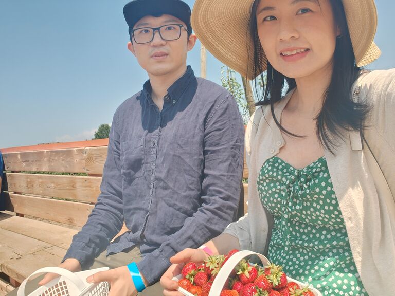 Bowmanville, Ontario - strawberry picking
