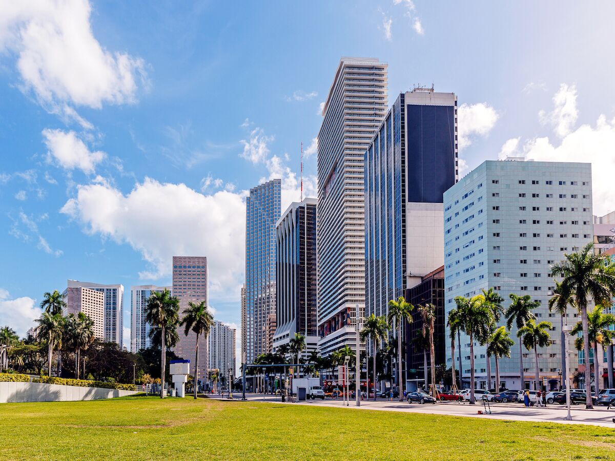Downtown Miami, Florida.