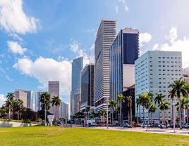 Downtown Miami, Florida.