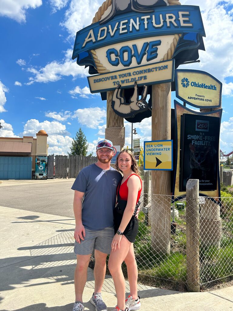 Our first of many Zoo trips 