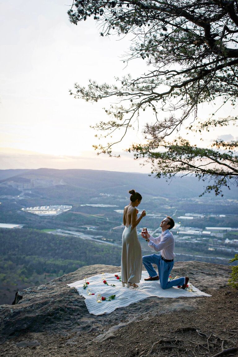 Ian proposed to Kimmie at Sunset rock it was beautiful and the best day ever!!