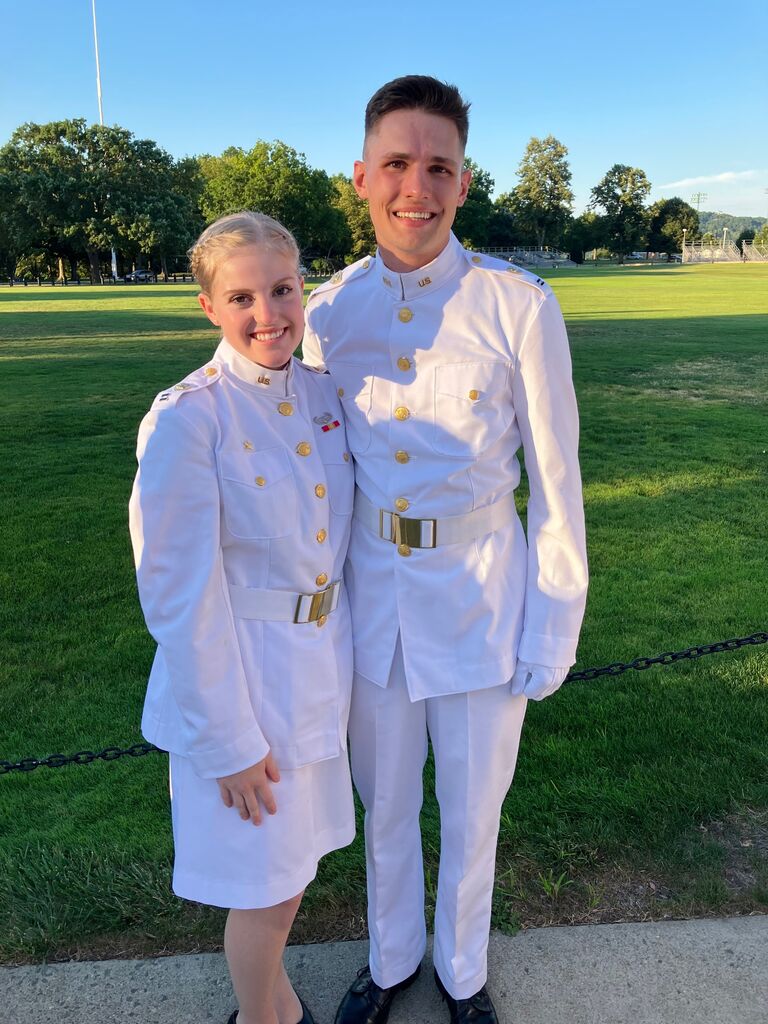 Then, we both affirmed our committment to serve in the Army after our time at West Point.