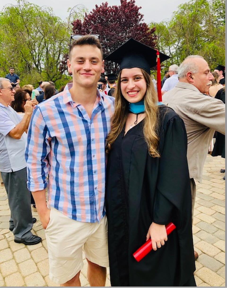 Taylor graduates with her Master's in Education from Fairfield University!