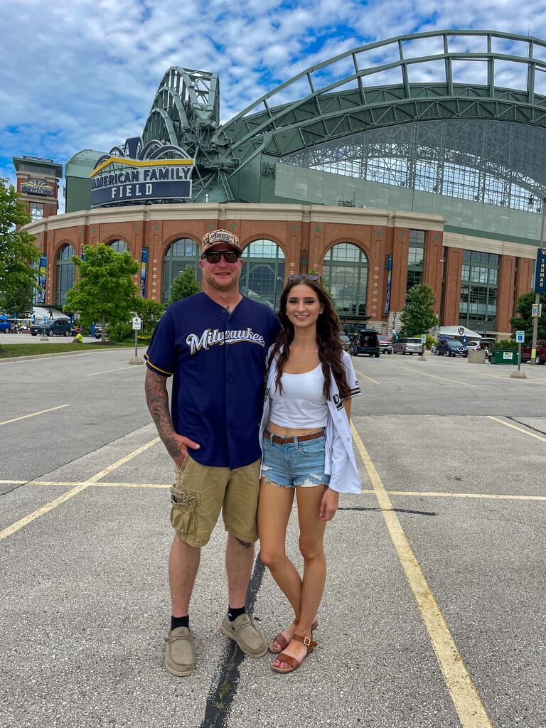 Third Brewers game together.