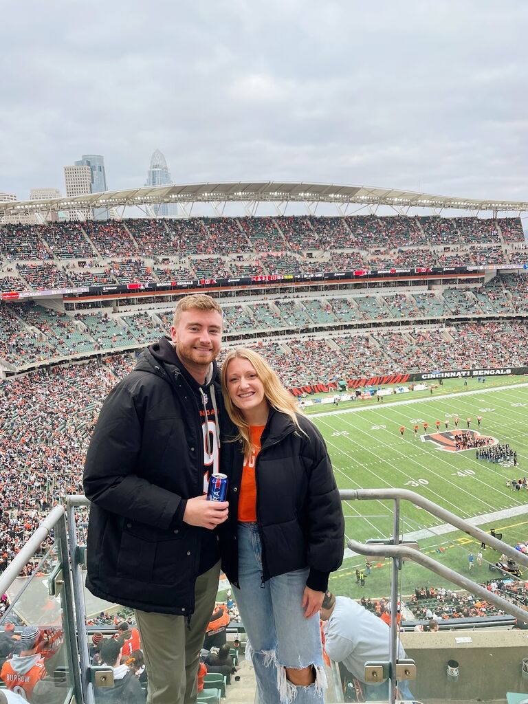 First Bengals game attended in person