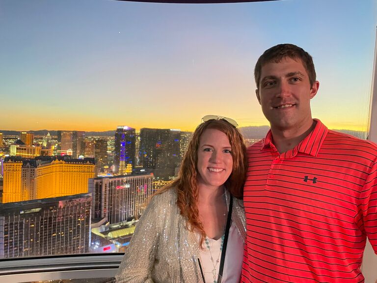 Eric's first trip to Vegas. 
Fun fact: Alison bought tickets to the Backstreet Boys months in advance and bought an extra ticket, in the hopes that she would have someone (*Eric*) to come with. While the Backstreet Boys cancelled, dating Eric manifested itself and it all worked out!
