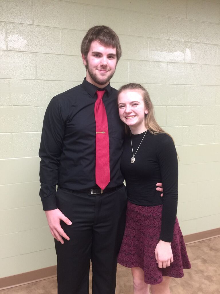 First picture together (at a Bellevue choir concert)