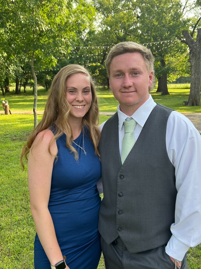Lucas's best friend's wedding