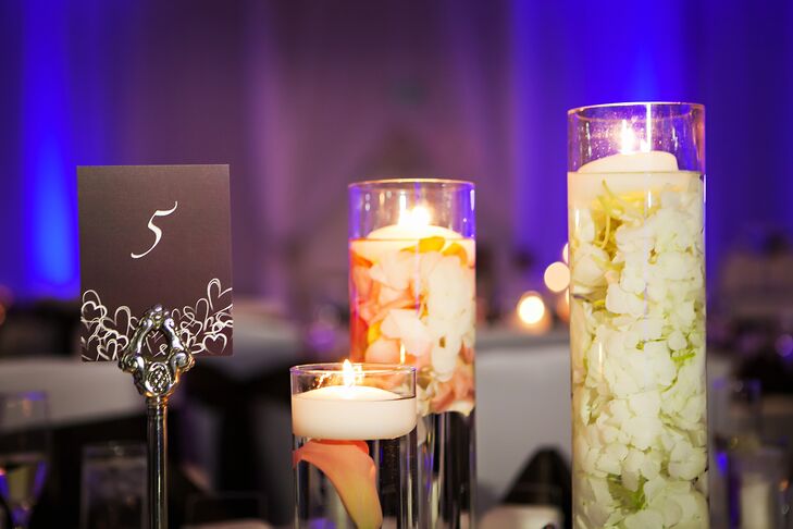 Floating Flower Petal Tea Light Centerpieces