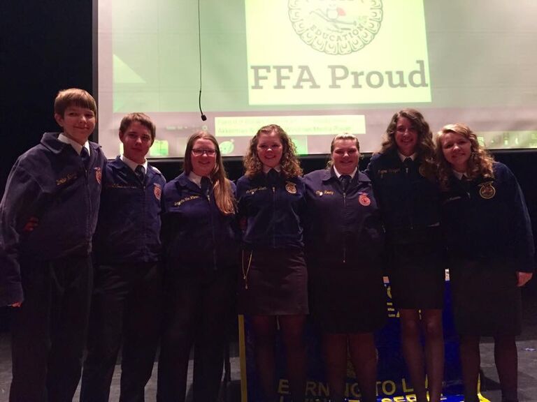 Our first FFA officer team together