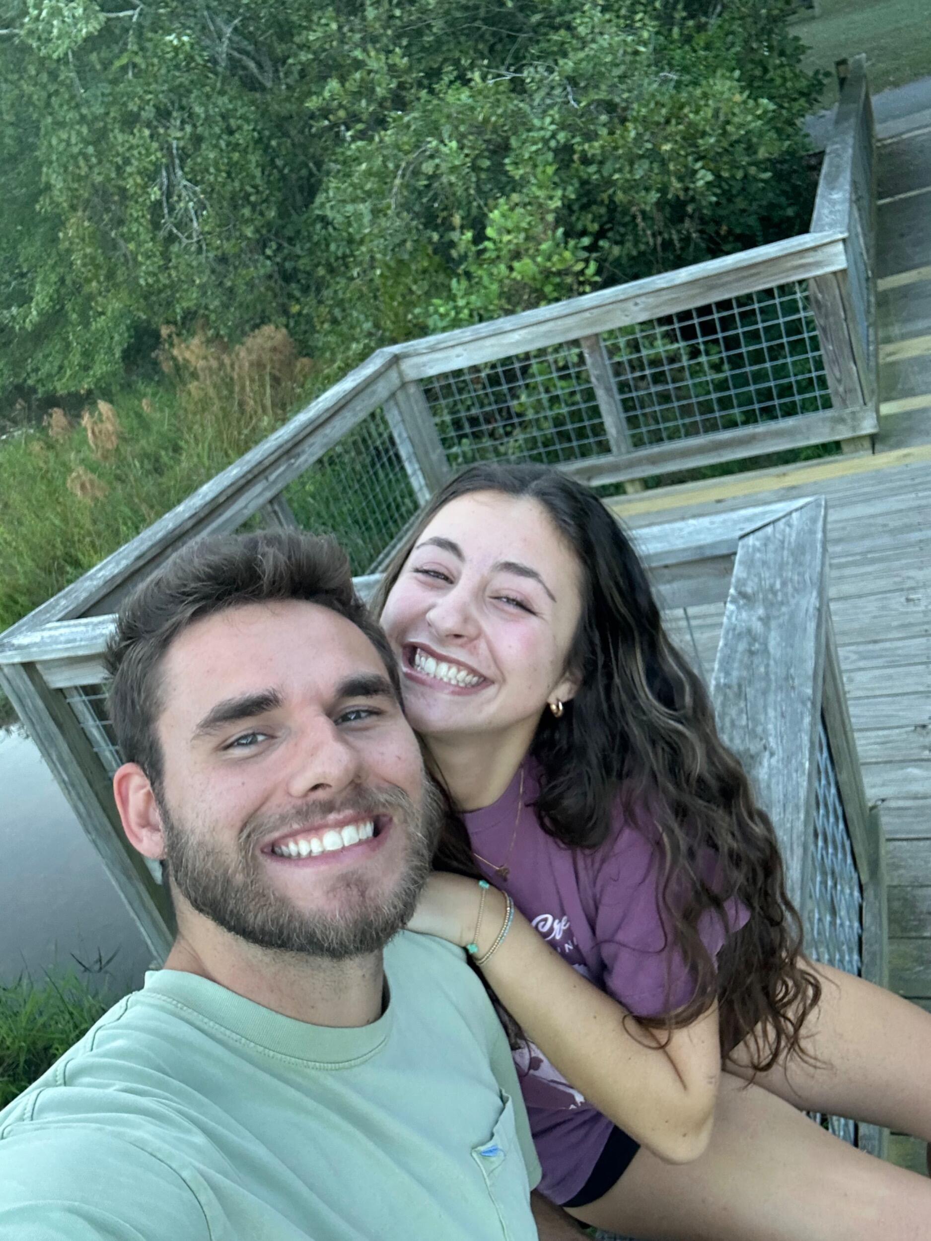 Went back to our first date spot one month later :)