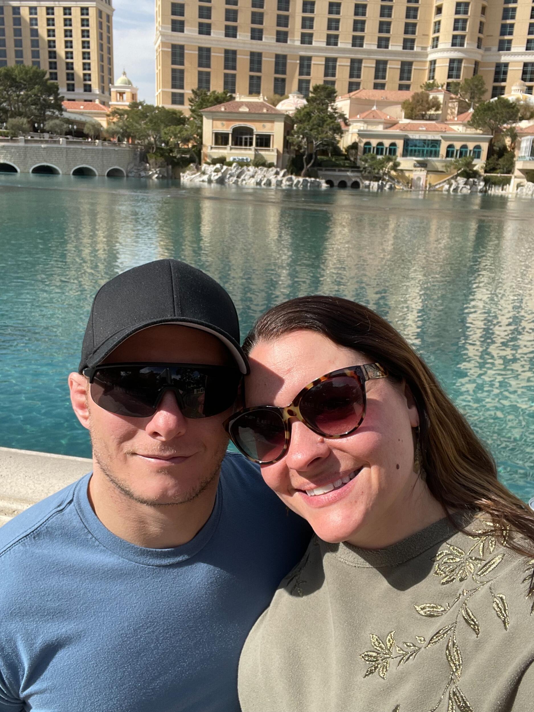 Our first flight together brought us to Las Vegas- the start of a trip out West with the ultimate destination being Lake Tahoe. On this trip, Justin met Jessica's group of friends for the first time. 