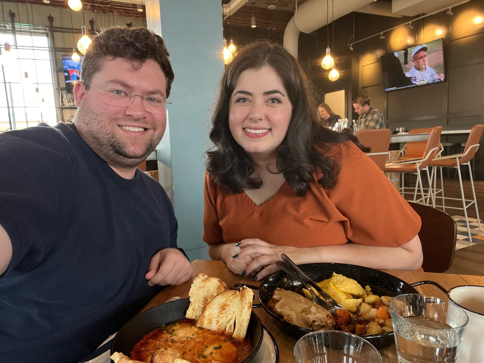 Our second date, and our first trip to The Mailroom - one of our favorite brunch places ever!