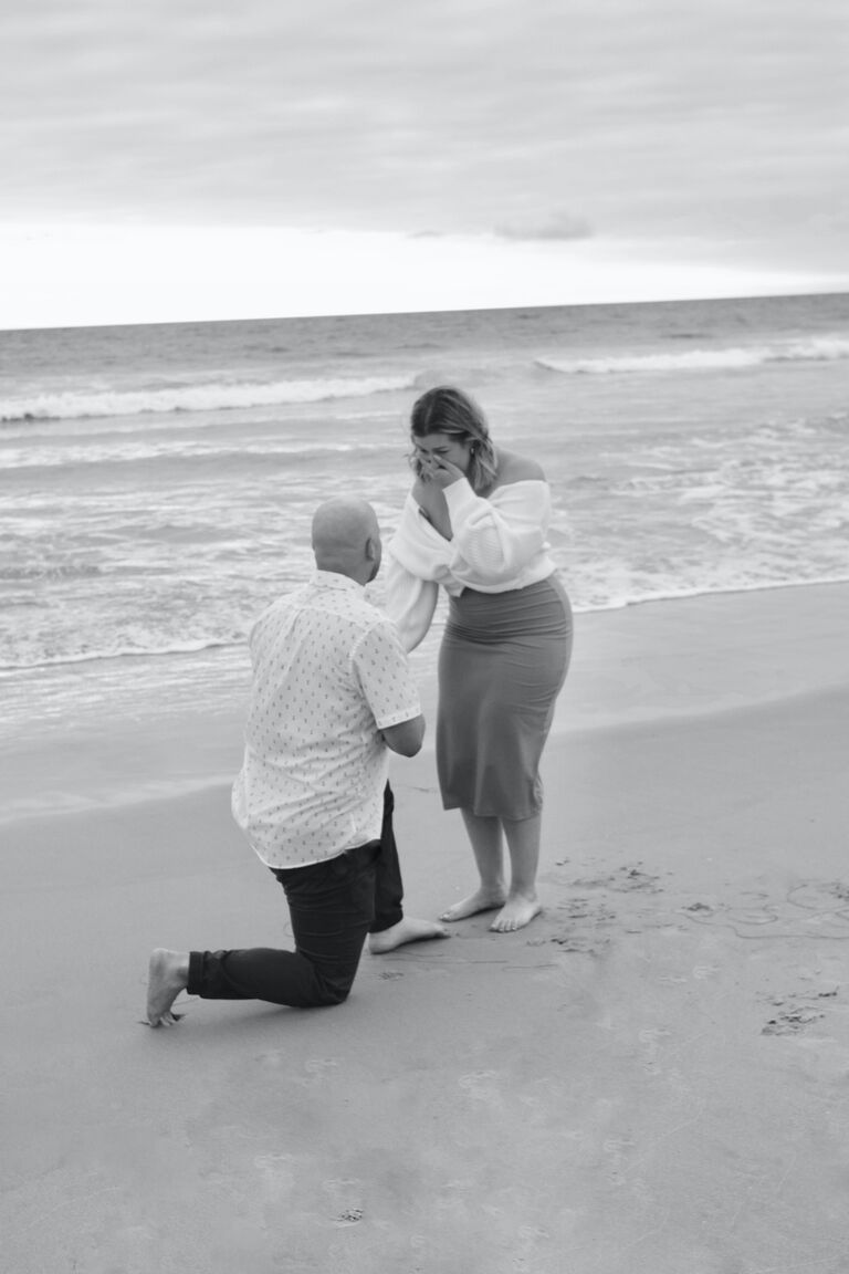 The 2nd annual summer trip was one for the books with Brandon proposing on the beach in front of all their close friends. Carly was completely surprised - it was a perfect start to the weekend.