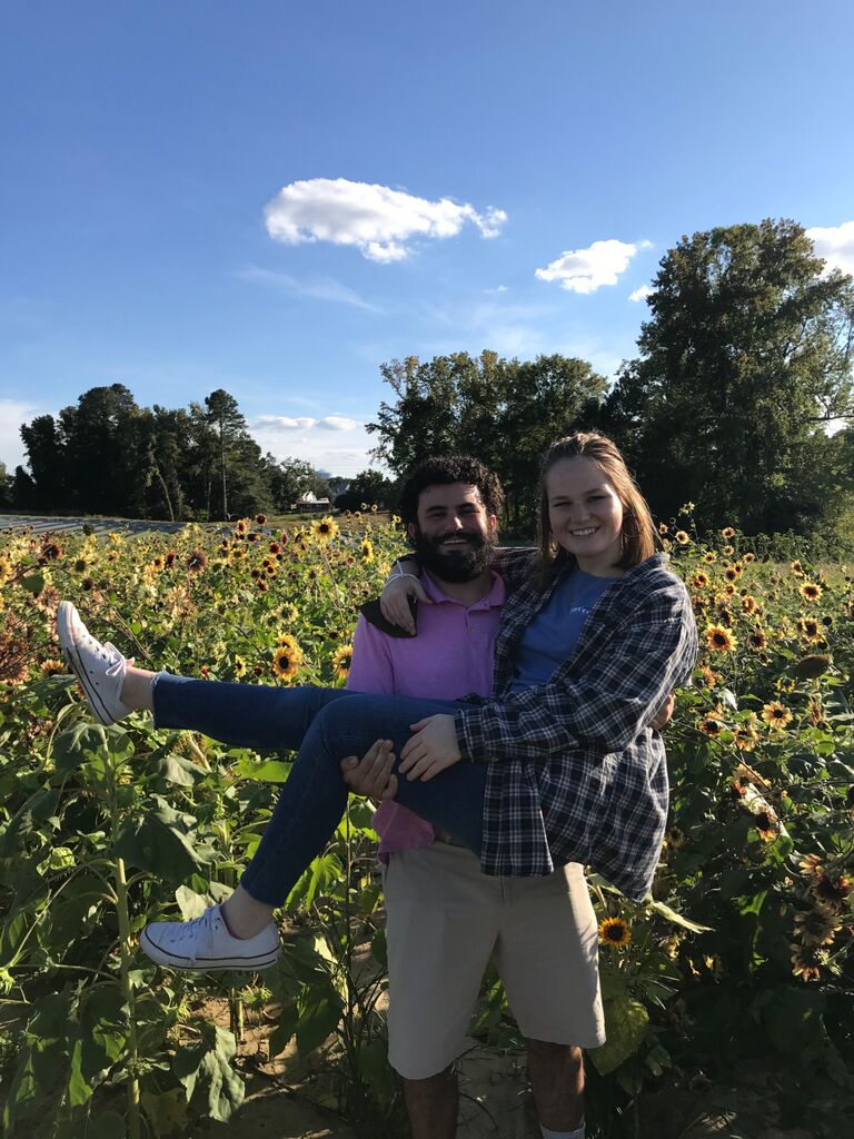 Sunflower patch, somewhere in NC.