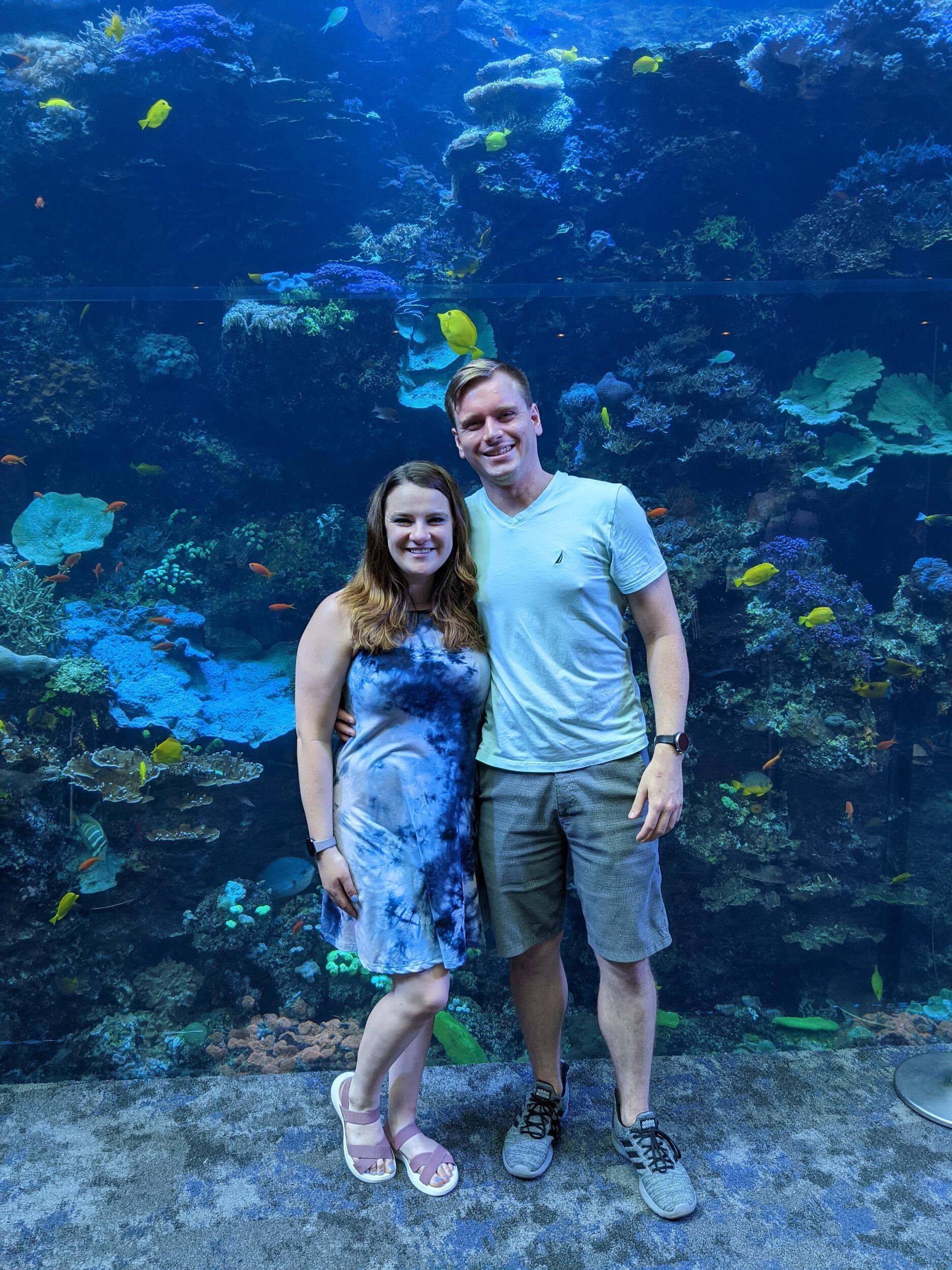 We've had a lot of vacations together, but this is a photo from our trip to Atlanta!