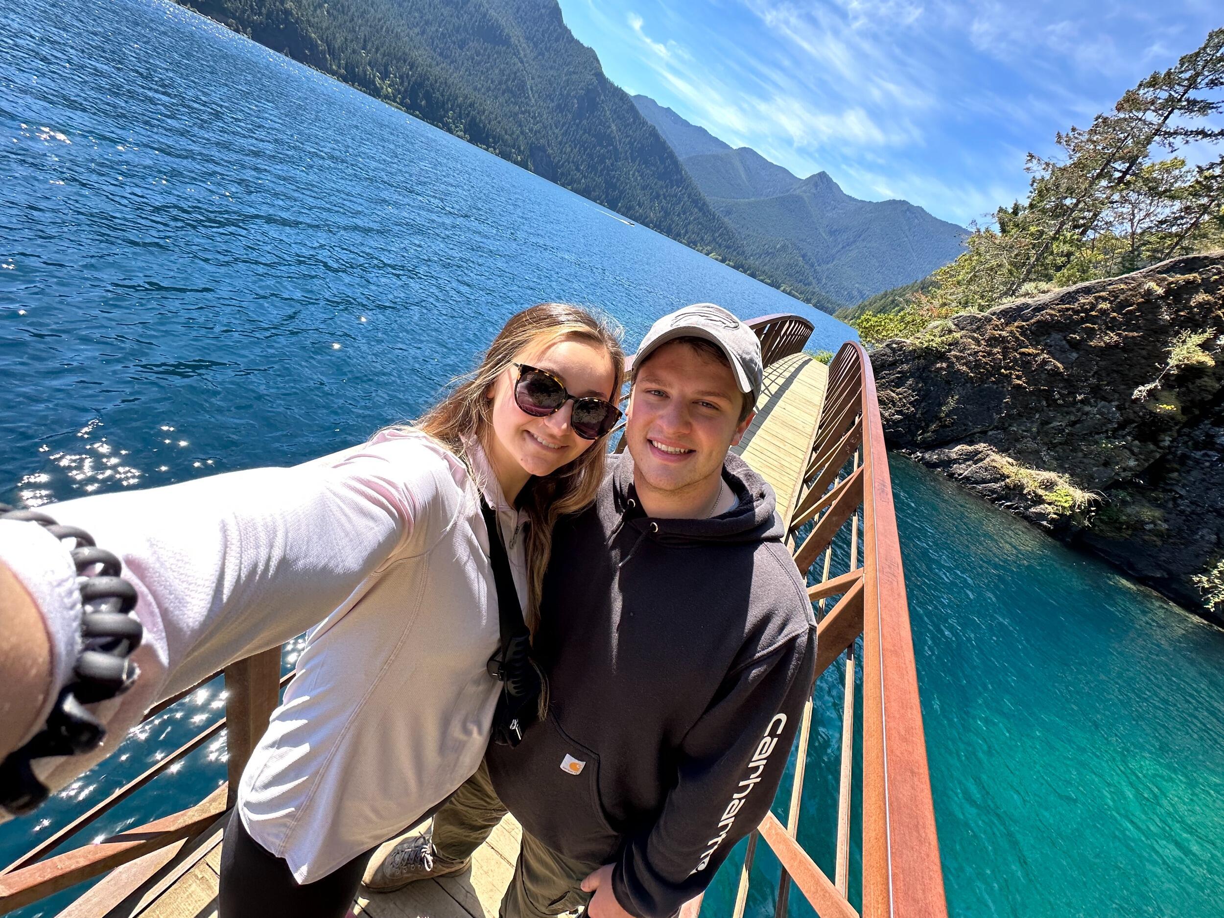 First trip across the country together