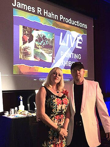 Live Painting Exhibitions - James R Hahn artist - Keynote Speaker - Laguna Beach, CA - Hero Main