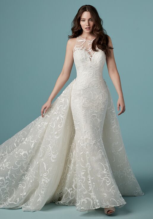 maggie sottero detachable train