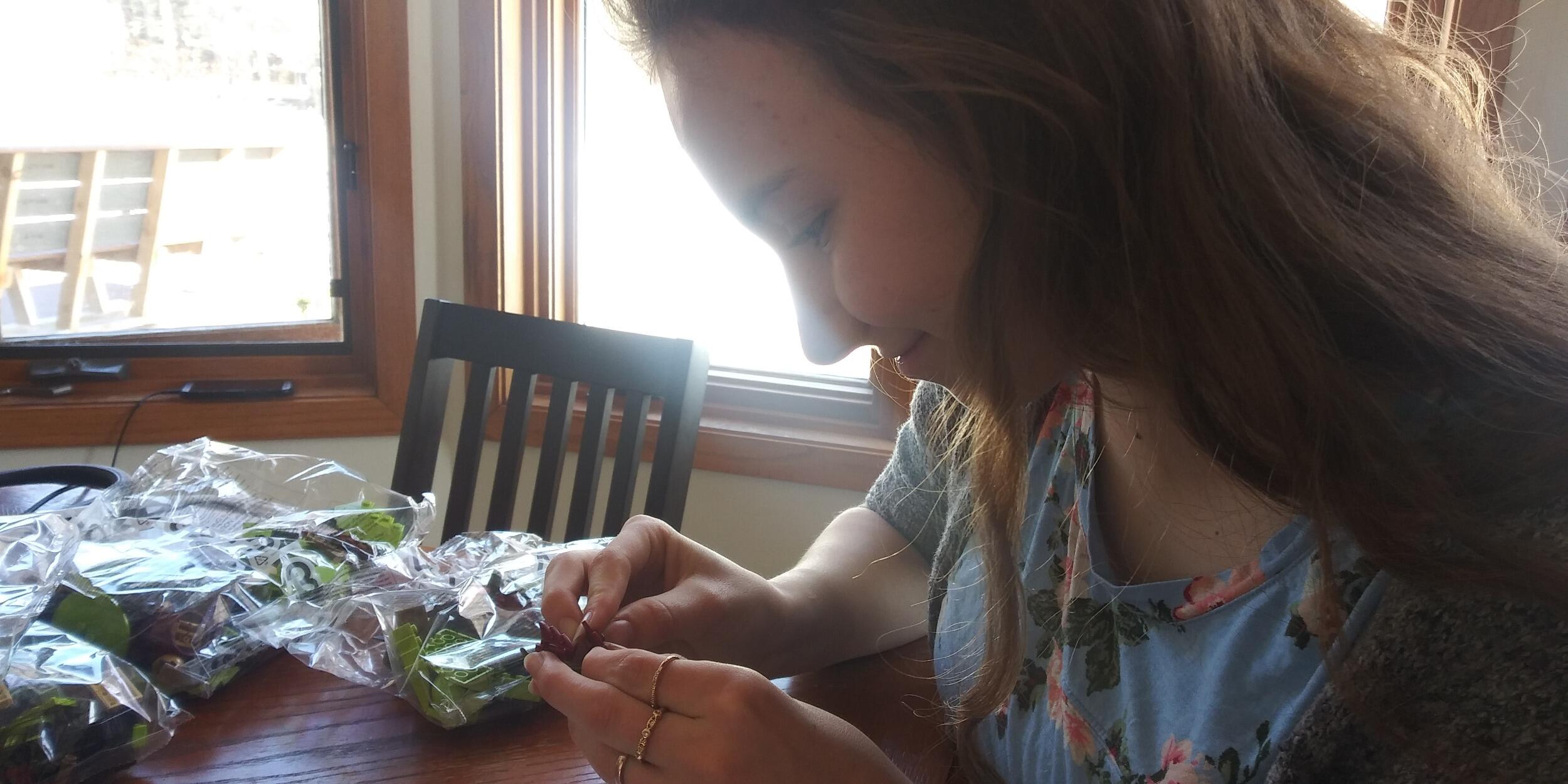 Or building Lego sets together.