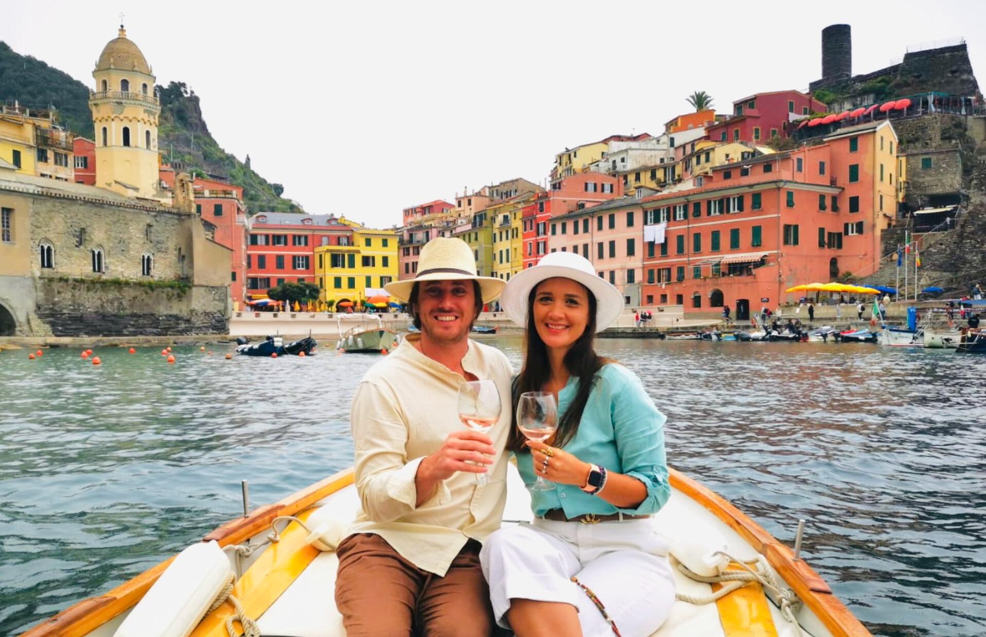 Finally - the stars had aligned on May 5 in Cinque (5) Terre after being together for 5 years Alessio and Kai were engaged!