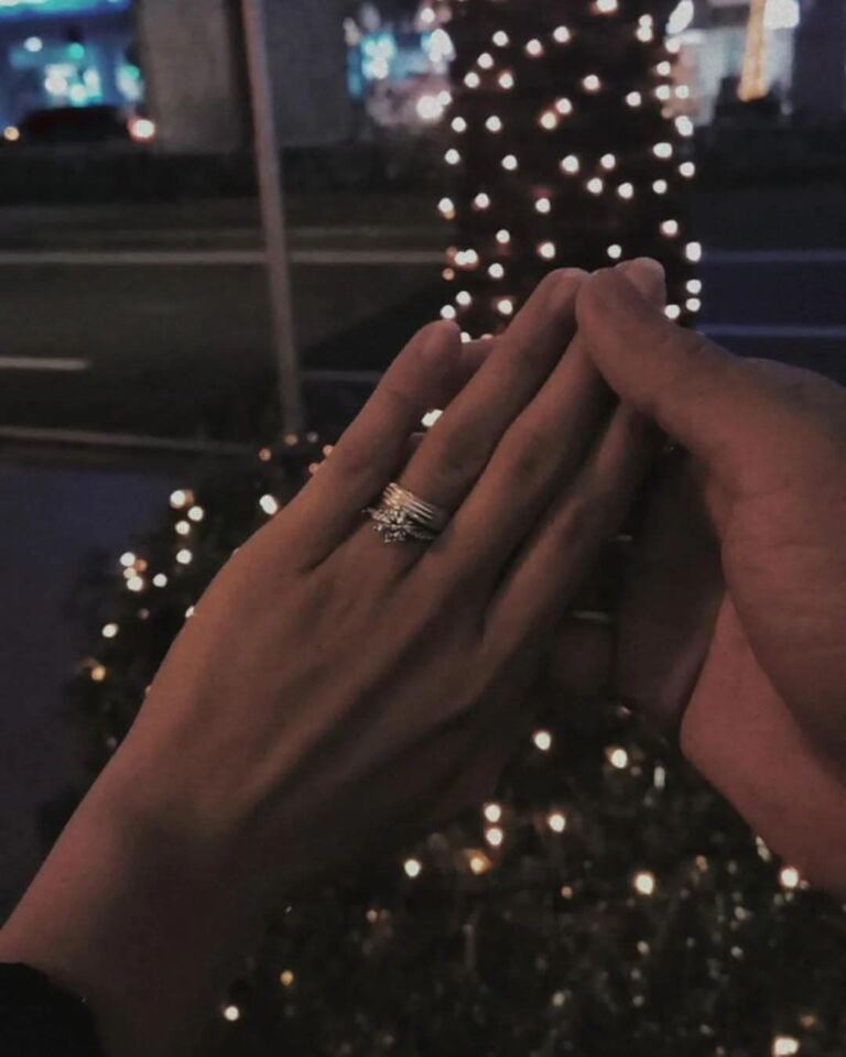 We got engaged on Ian's birthday celebration. <3