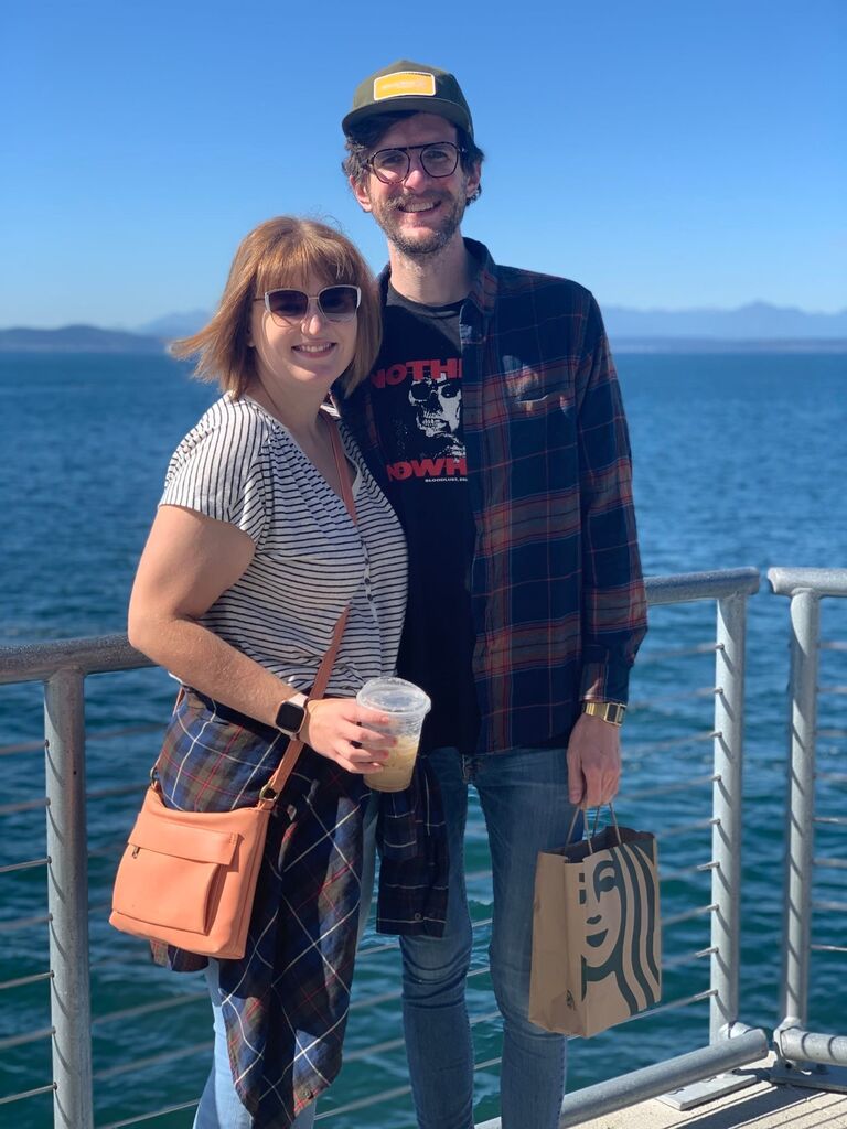 They drive the 101 highway up the coast to Seattle, visiting friends and eating all the food along the way. 